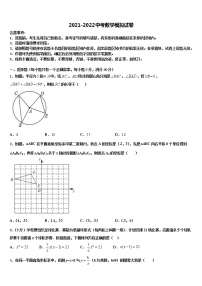 2022届新疆维吾尔自治区阿克苏地区沙雅县中考数学对点突破模拟试卷含解析