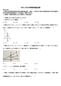 2022届张家港市达标名校中考数学模拟预测题含解析