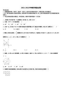 2022届云南省腾冲市重点达标名校中考一模数学试题含解析