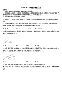 2022届浙江省温州市翔升达标名校中考数学全真模拟试卷含解析