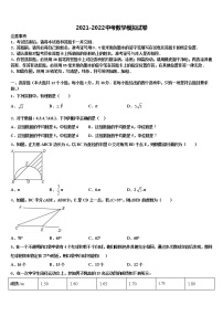 2022届浙江省余姚市中考猜题数学试卷含解析