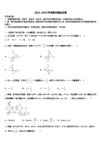 2022届浙江省温州市瑞安市集云实验校中考数学全真模拟试题含解析