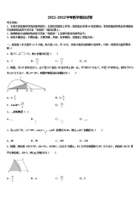 2022届浙江省温中实验学校中考三模数学试题含解析