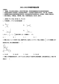 2022届浙江省嘉兴市海盐县中考数学全真模拟试题含解析