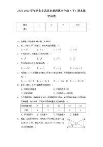 2021-2022学年湖北省武汉市新洲区八年级（下）期末数学试卷（含解析）