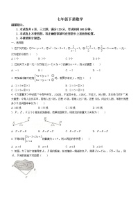 河南省鹤壁市浚县2021-2022学年七年级下学期期末数学试题(word版含答案)