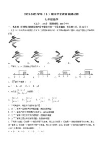 宁夏回族自治区固原市原州区2021-2022学年七年级下学期期末数学试题(word版含答案)