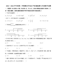 江苏省连云港市灌南县2021-2022学年七年级下学期期末数学试题(word版含答案)