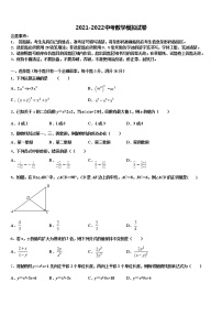 2022年安徽省宣城中考三模数学试题含解析