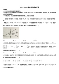 2022年安徽省省城名校中考数学模试卷含解析