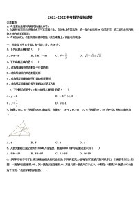 2022年安徽省沿淮教育联盟中考数学对点突破模拟试卷含解析