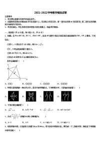 2022年福建省龙岩市名校中考数学押题试卷含解析