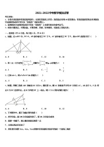 2022年广东省江门市恩平市达标名校中考二模数学试题含解析