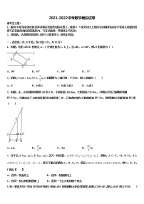 2022年广东省深圳高级中学毕业升学考试模拟卷数学卷含解析