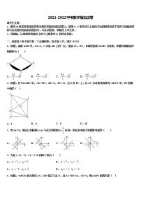 2022年甘肃省天水市麦积区向荣中学中考数学押题卷含解析