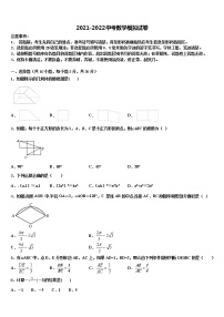 2022年甘肃省武威市第二十三中学中考试题猜想数学试卷含解析