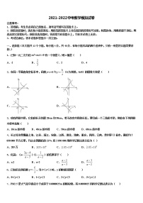 2022年广东省深圳市龙文一对一中考适应性考试数学试题含解析