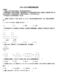 2022年广东省阳江市江城区中考三模数学试题含解析