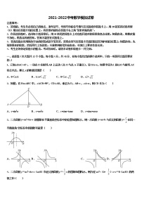 2022年广东省阳江市江城区中考二模数学试题含解析