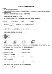 2022年广东省湛江市徐闻县重点中学中考数学模试卷含解析