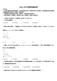 2022年广东省珠海市达标名校中考数学最后一模试卷含解析