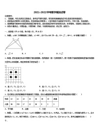 2022年广州市越秀协作组中考数学模拟预测题含解析