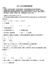 2022年河南省郑州市枫杨外国语达标名校中考适应性考试数学试题含解析