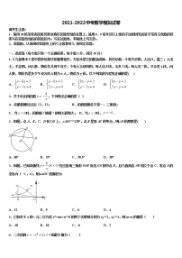 2022年河南省新乡市长垣市市级名校中考一模数学试题含解析