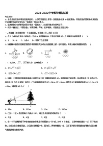 2022年河南省郑州市桐柏一中学中考数学模试卷含解析