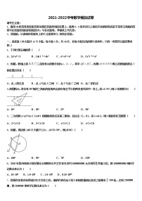 2022年湖北省恩施州达标名校中考数学模试卷含解析