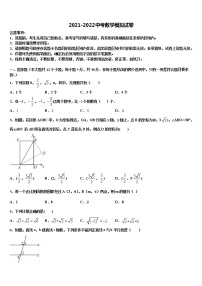 2022年湖南省株洲市第十九中学中考冲刺卷数学试题含解析