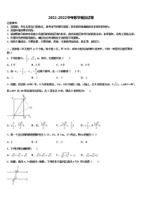 2022年湖南省株洲市第十九中学中考冲刺卷数学试题含解析