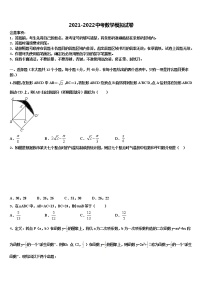 2022年湖南省怀化市重点达标名校中考数学最后冲刺模拟试卷含解析