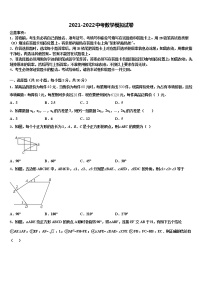 2022年湖南省长沙市麓山国际实验校中考一模数学试题含解析