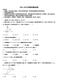 2022年河北省衡水市达标名校中考四模数学试题含解析