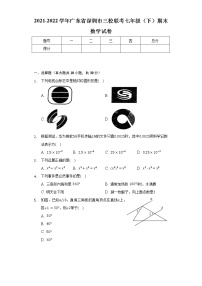 2021-2022学年广东省深圳市三校联考七年级（下）期末数学试卷（含解析）