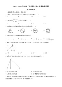 吉林省长春市朝阳区2021-2022学年七年级下学期期末数学试题(word版含答案)