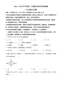 广东省阳江市阳东区2021-2022学年八年级下学期期末考试数学试题(word版含答案)