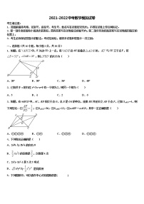 2022年江苏省苏州市同里中学中考数学模拟预测试卷含解析