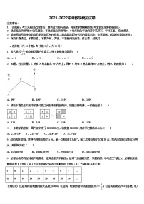 2022年江苏省姜堰四中中考数学适应性模拟试题含解析