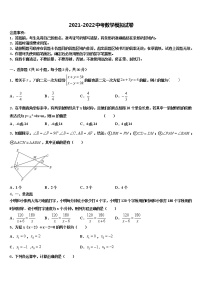 2022年江苏省泰州市三中学教育联盟重点达标名校中考数学对点突破模拟试卷含解析