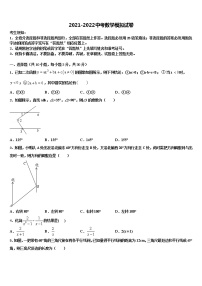 2022年江苏省徐州市沛县重点达标名校中考适应性考试数学试题含解析