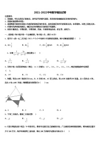 2022年江苏省无锡市丁蜀区达标名校十校联考最后数学试题含解析