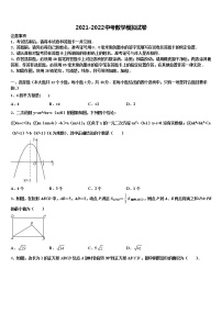 2022年辽宁省大连市新民间联盟市级名校中考一模数学试题含解析