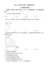 新疆维吾尔自治区喀什地区2021-2022学年八年级下学期期末数学试题(word版含答案)