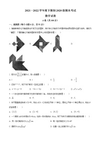 四川省成都市高新技术产业开发区2021-2022学年八年级下学期期末数学试题(word版含答案)