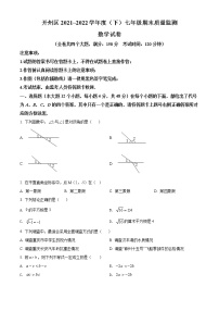 重庆市开州区2021-2022学年七年级下学期期末数学试题(word版含答案)