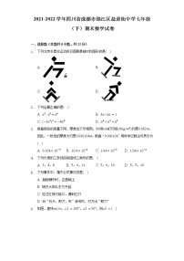 2021-2022学年四川省成都市锦江区盐道街中学七年级（下）期末数学试卷（Word解析版）