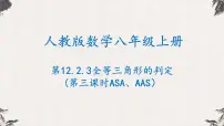 初中数学人教版八年级上册12.2 三角形全等的判定多媒体教学课件ppt