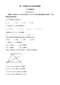 07 【人教版】八年级下期末数学试卷（含答案）